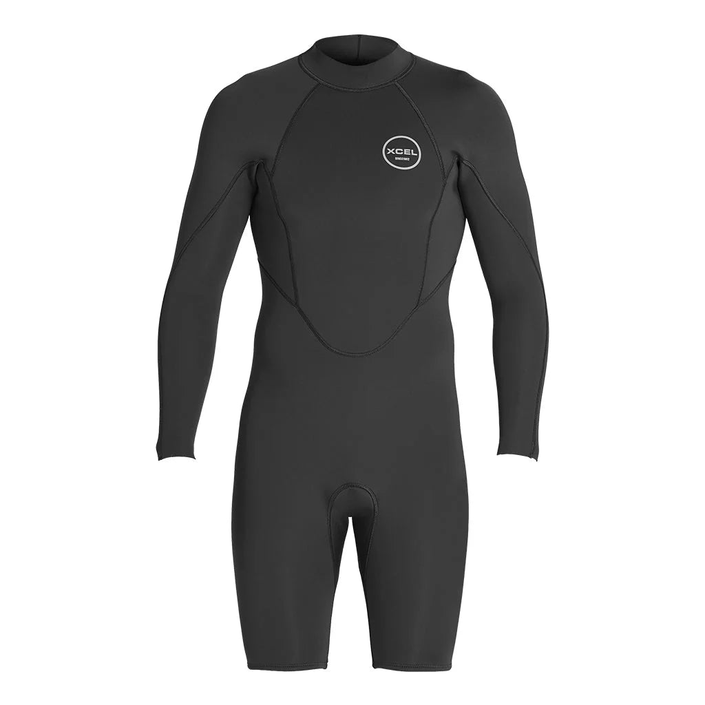 AXIS 2MM L/S SPRINGSUIT - BLACK MN211AX9