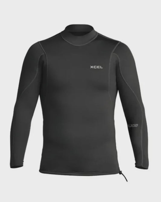 AXIS MENS 2/1MM L/S JACKET MN216AX2-BLACK