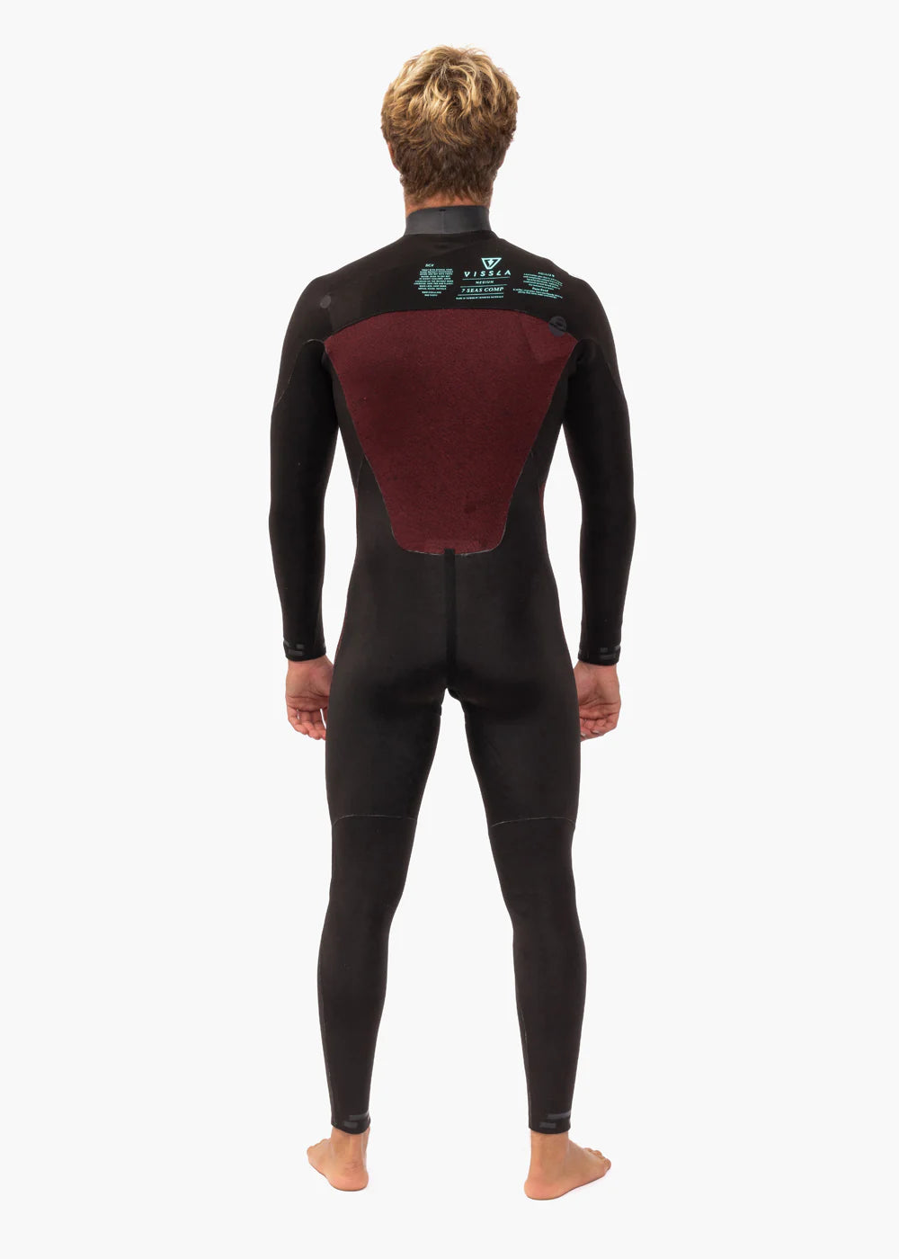 VISSLA 7 SEAS COMP 4/3 FULL CHEST ZIP - BLACK 2