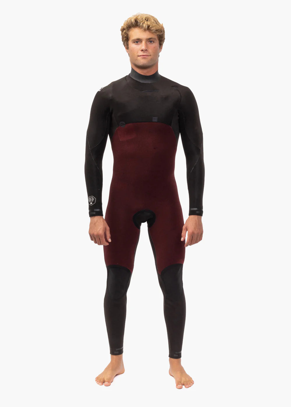 VISSLA 7 SEAS COMP 4/3 FULL CHEST ZIP - BLACK 2