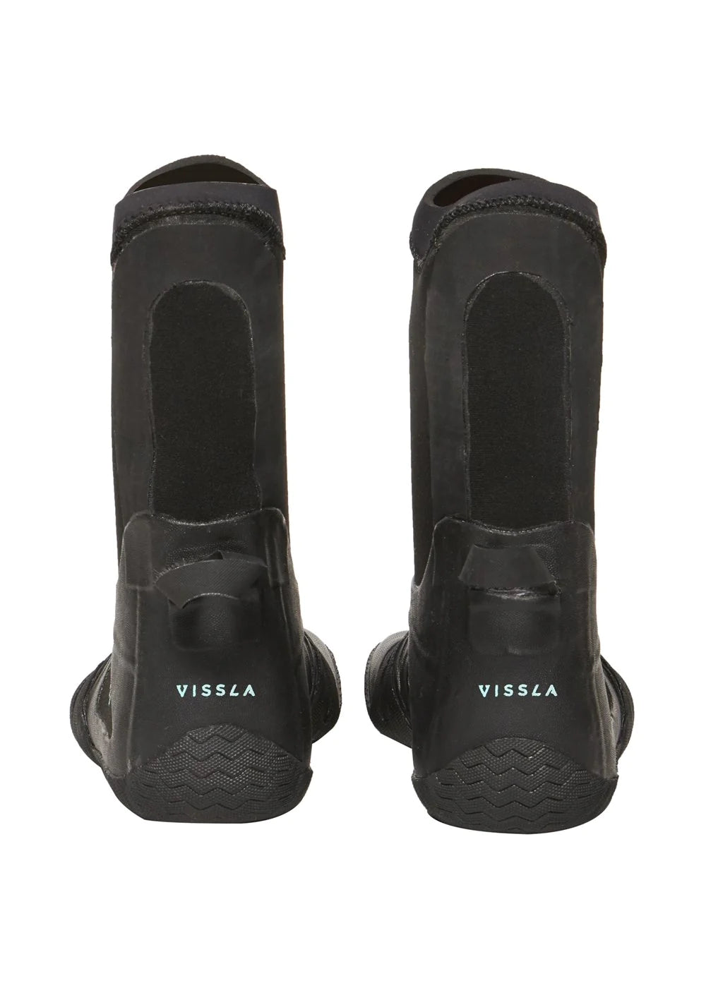 VISSLA 7 SEAS 3MM SPLIT TOE BOOTIE - BLACK