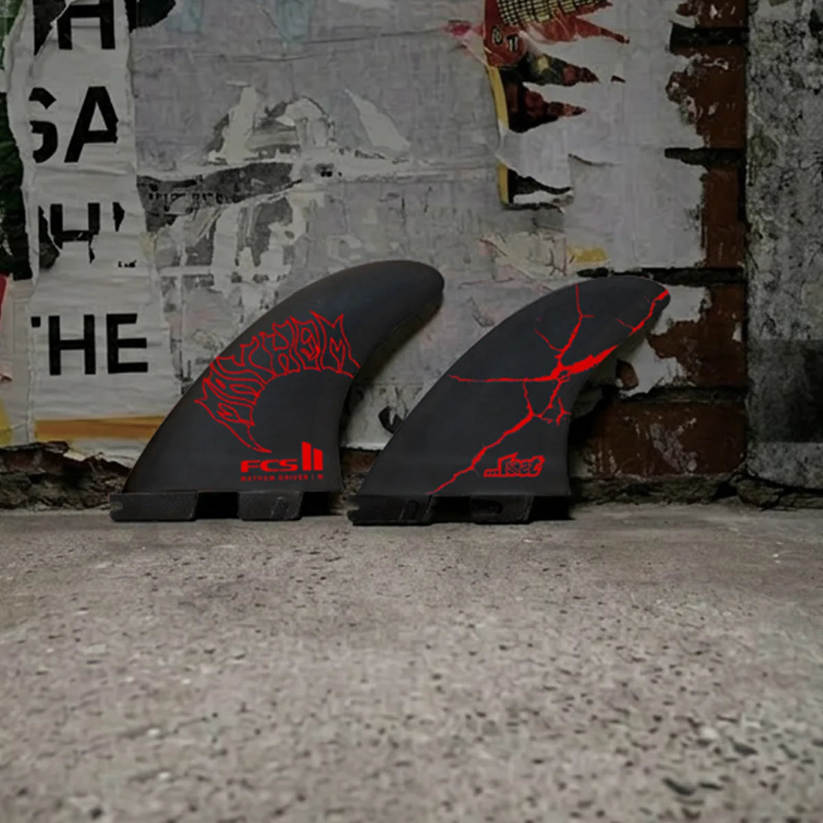 FCS II MAYHEM DRIVER TRI FIN SET