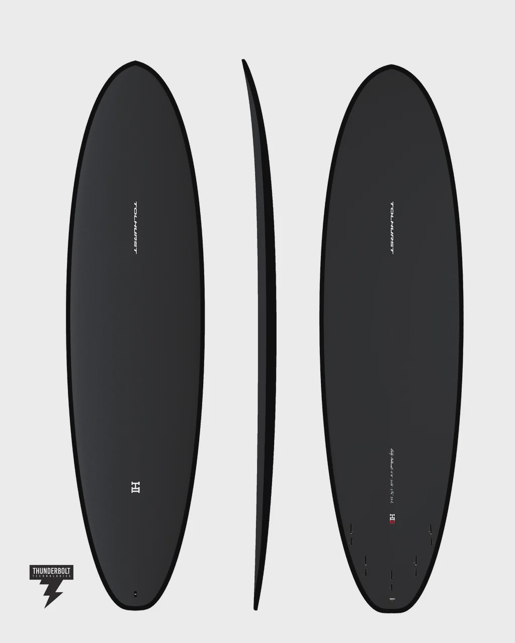 TOLHURST MINI MID 6 SURFBOARD THUNDERBOLT TECH
