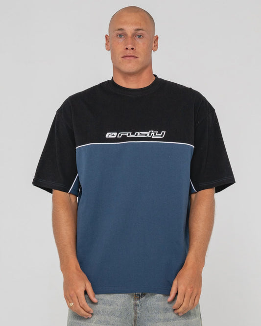RUSTY INFINITY SHORT SLEEVE TEE - CHINA BLUE