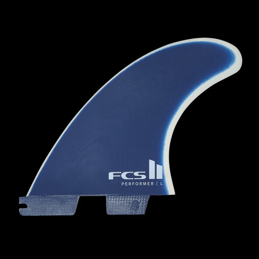 FCS II PERFORMER PC TRI FIN SET - BLUE/ WHITE
