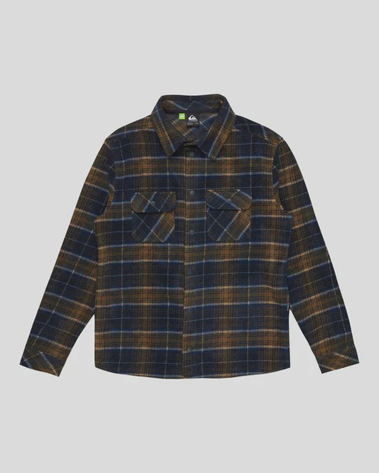 QUIKSILVER SURF DAYS LONG SLEEVE SHIRT - ESTATE BLUE - ON SALE