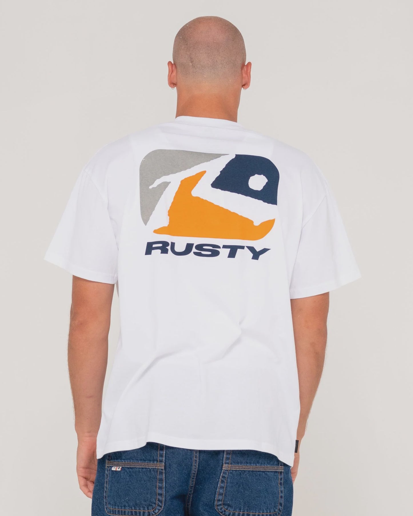 MENS RUSTY PHENOM GRAPHIC TEE - WHITE