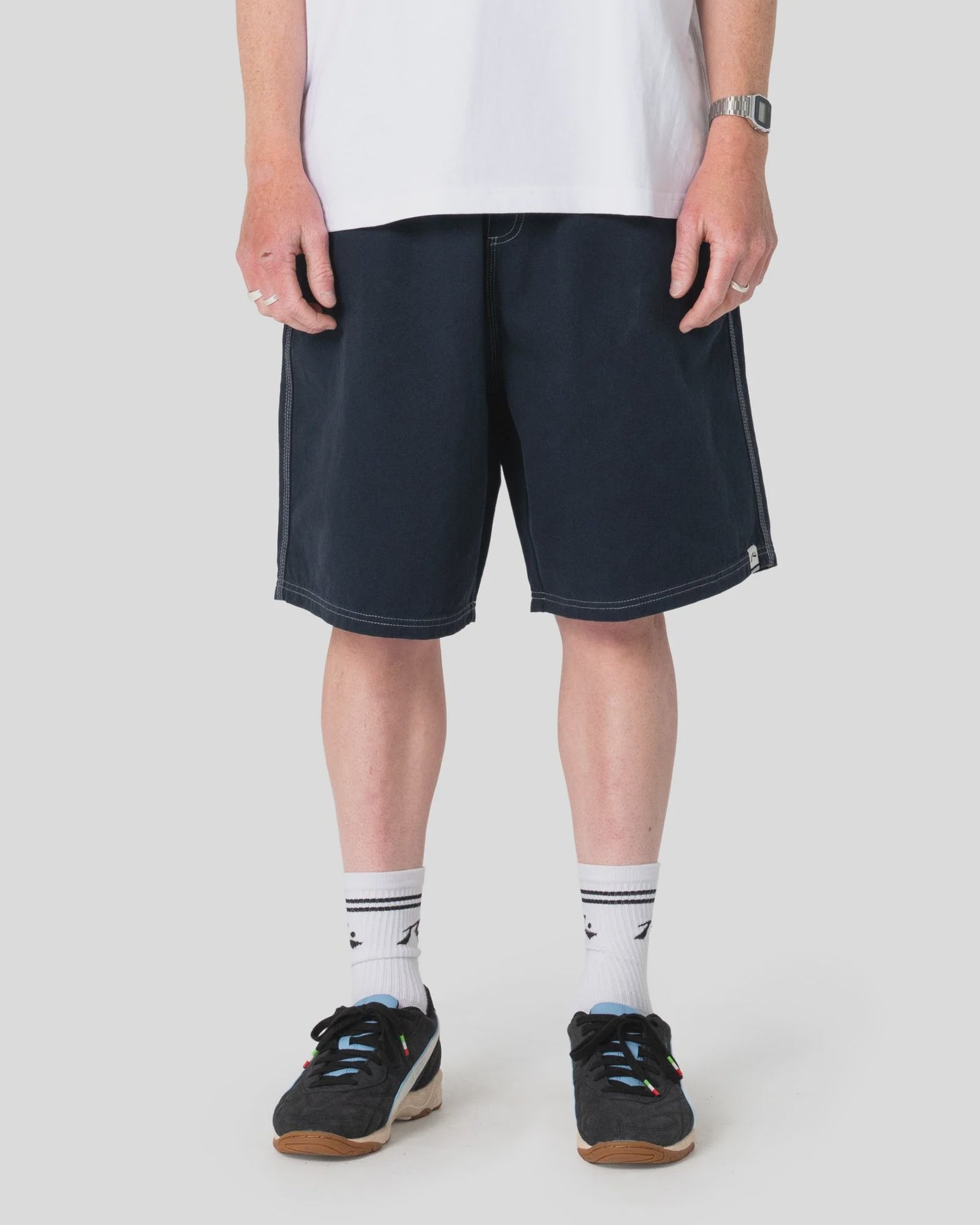 RUSTY FLIP DADDY ELASTIC BAGGY SHORT