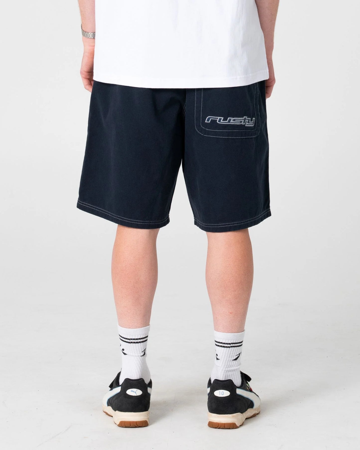 RUSTY FLIP DADDY ELASTIC BAGGY SHORT