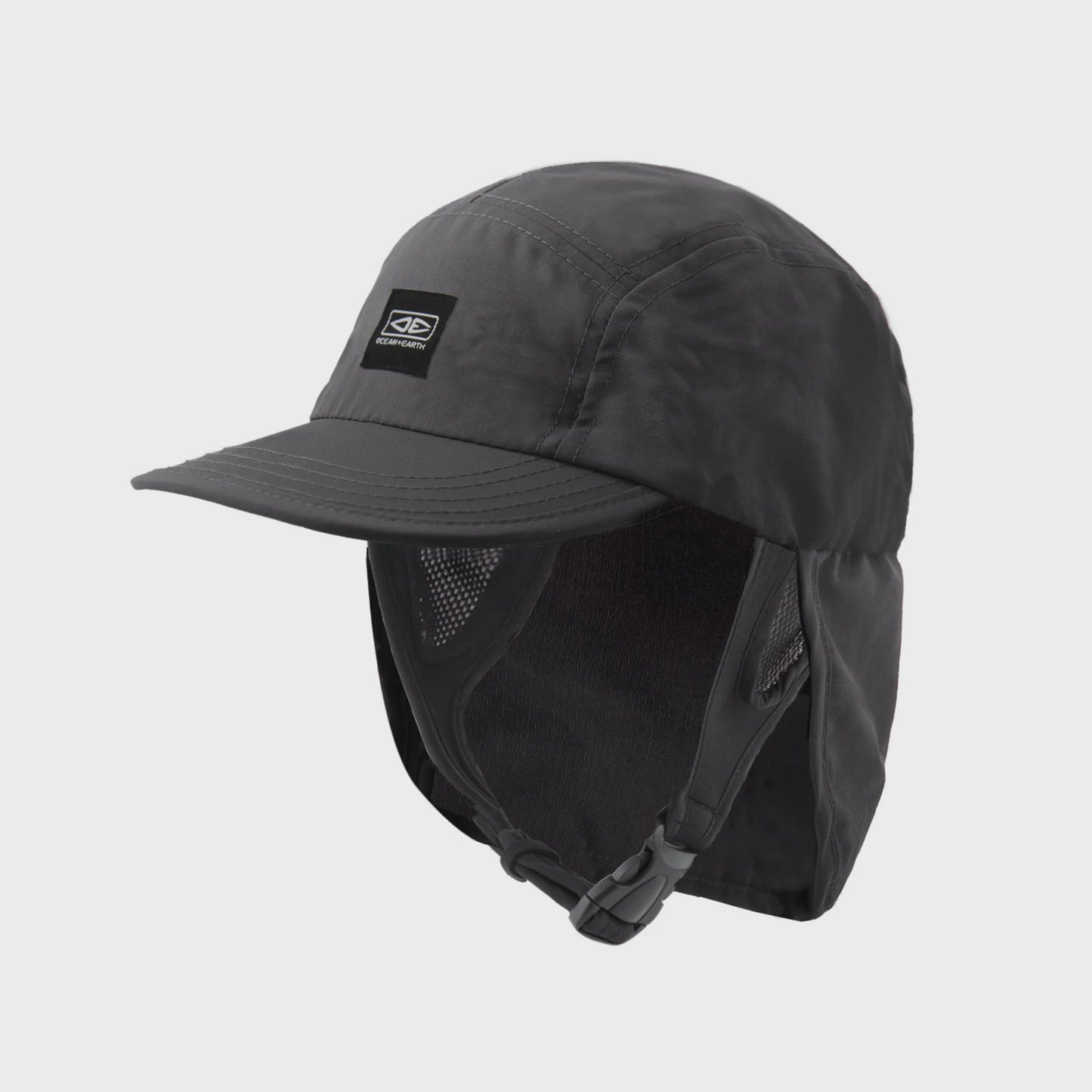 OCEAN AND EARTH INDO 5 PANEL LEGIONNAIRE S/CAP - CHARCOAL