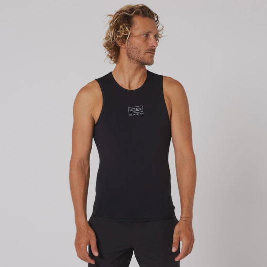 OCEAN & EARTH MENS FLAME THERMO VEST - BLACK