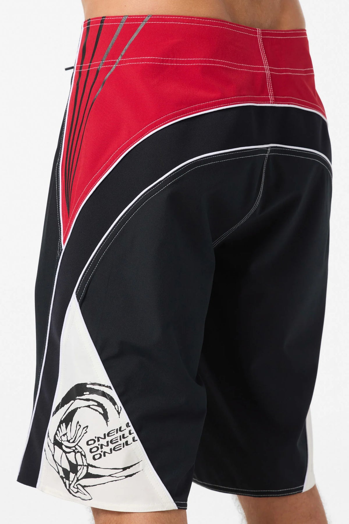 ONEILL SUPERFREAK RE ISSUE Y2K 22" BOARDSHORT - BLACK/RED