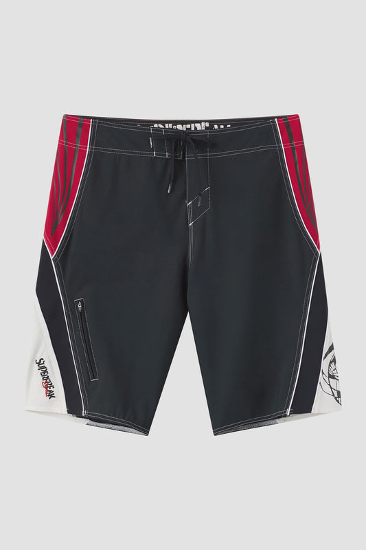 ONEILL SUPERFREAK RE ISSUE Y2K 22" BOARDSHORT - BLACK/RED