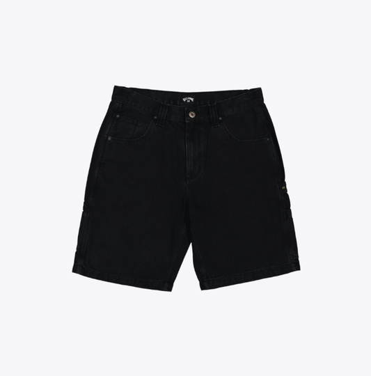 BILLABONG BOYS BAD DOG DENIM SHORT - WASHED BLACK