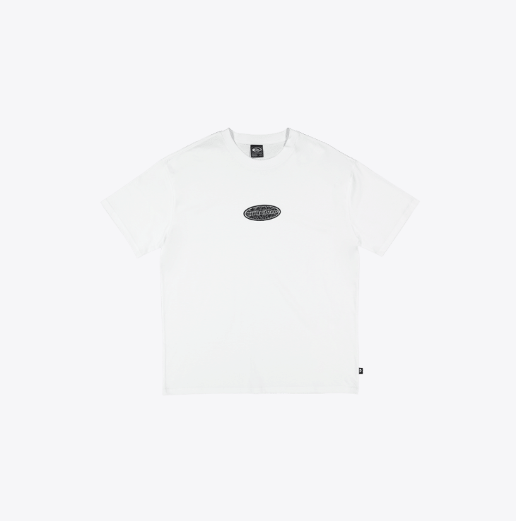 QUIKSILVER SHATTERED SHORT SLEEVE - WHITE