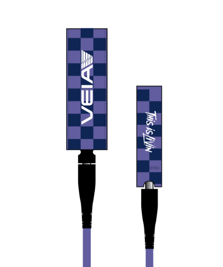 JJF EXPLORER 6'0 THIS IS LIVIN' LEASH 2026 - BLUE CHECKERED