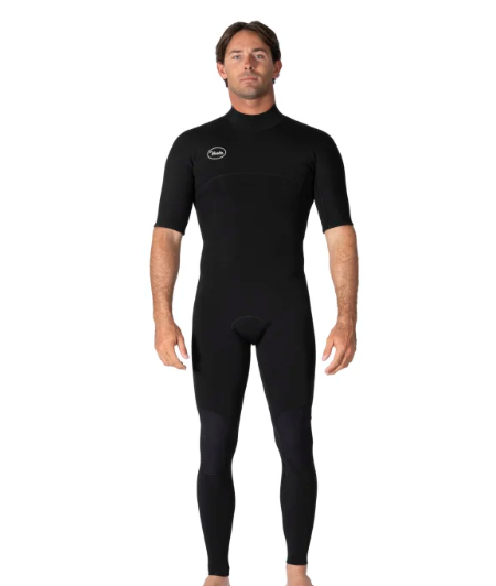 7 SEAS 2-2 SS FULL BACK SPRINGSUIT - BLACK