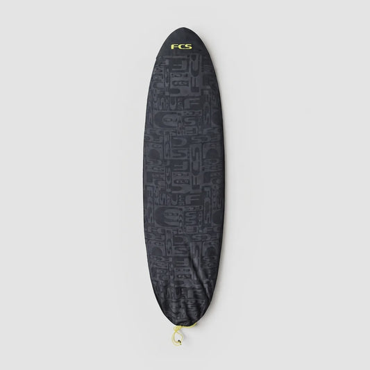 FCS STRETCH MID LENGTH COVER - BLACK/YELLOW
