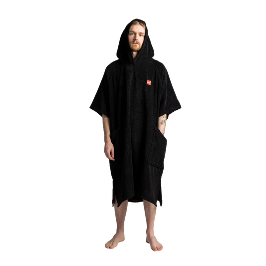 RED MENS HOODED CHANGING ROBE -