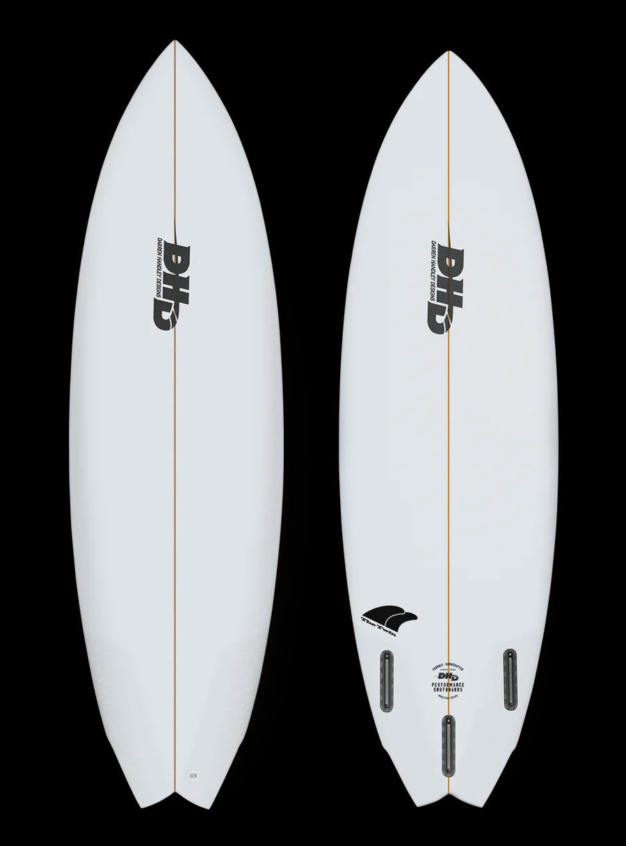 DHD THE TWIN SURFBOARD - TWIN FIN MODEL