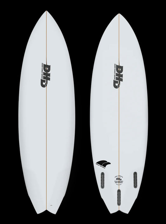 DHD THE TWIN SURFBOARD - TWIN FIN MODEL
