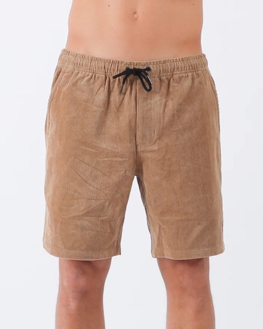 T&C WHALER ELASTIC CORD WALK SHORT - SAND