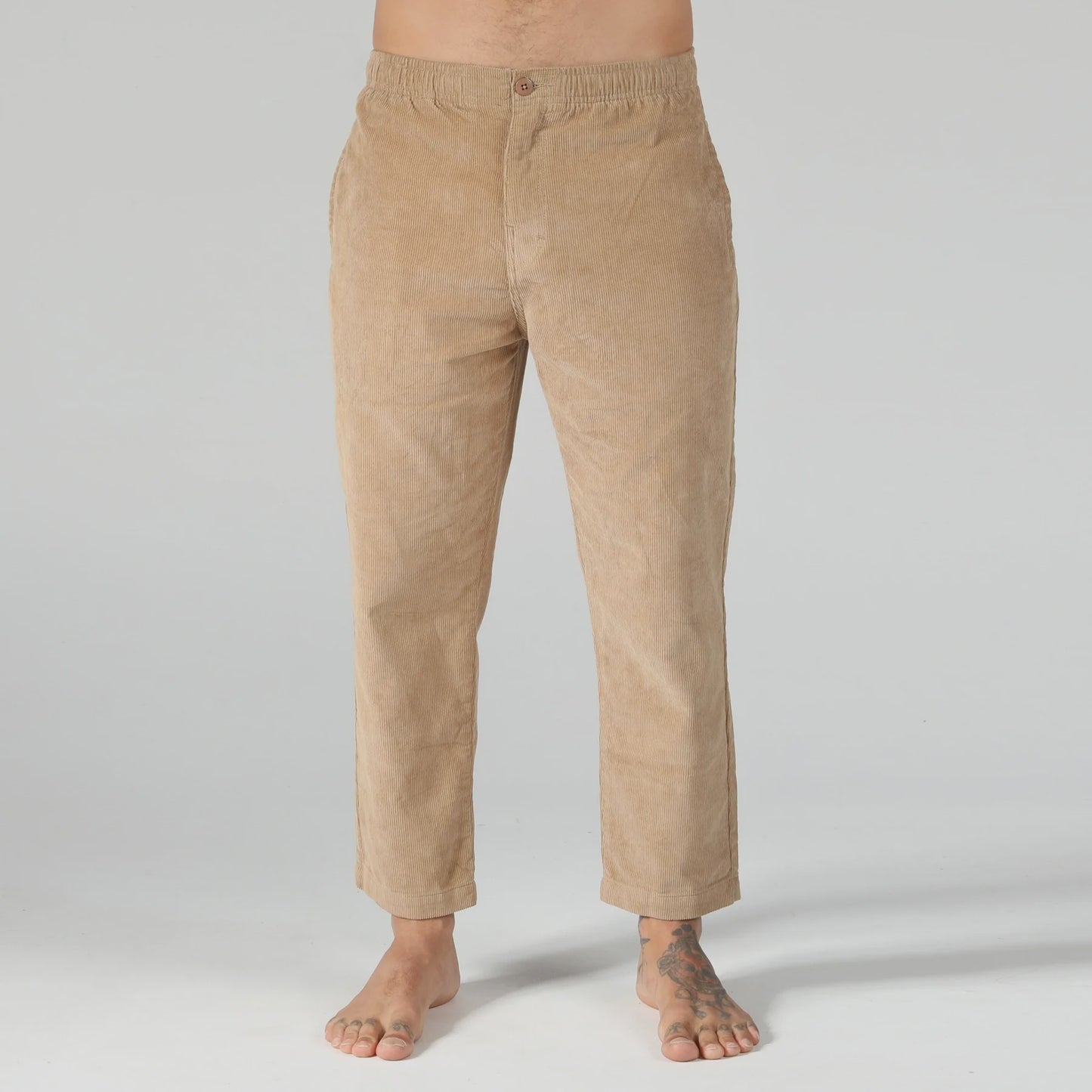 T&C WHALER CORD PANT - SAND