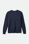 BRIXTON JACQUES WAFFLE KNIT SWEATER - OMBRE BLUE