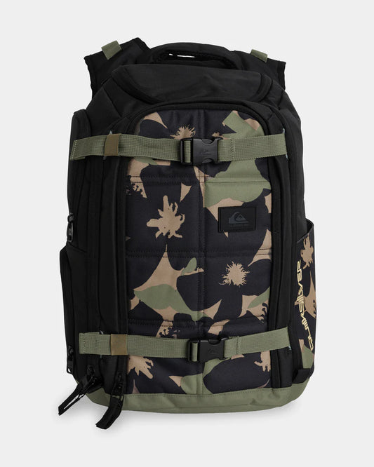 QUIKSILVER GRENADE 32L LARGE SURF BACK-PACK / DAY BAG - GRAPE LEAD HANDTMAN
