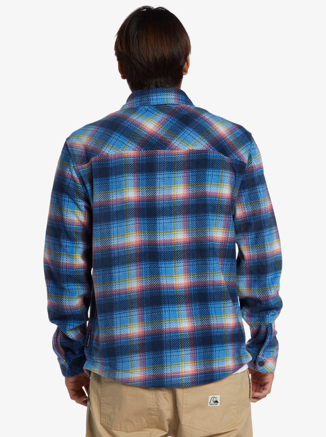 QUIKSILVER SURF DAYS LONG SLEEVE FLANNEL - SAPHIRE BLUE