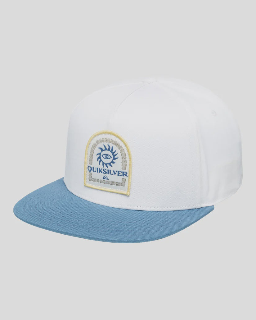 QUIKSILVER CLUB MASTER HAT -  SNOW WHITE