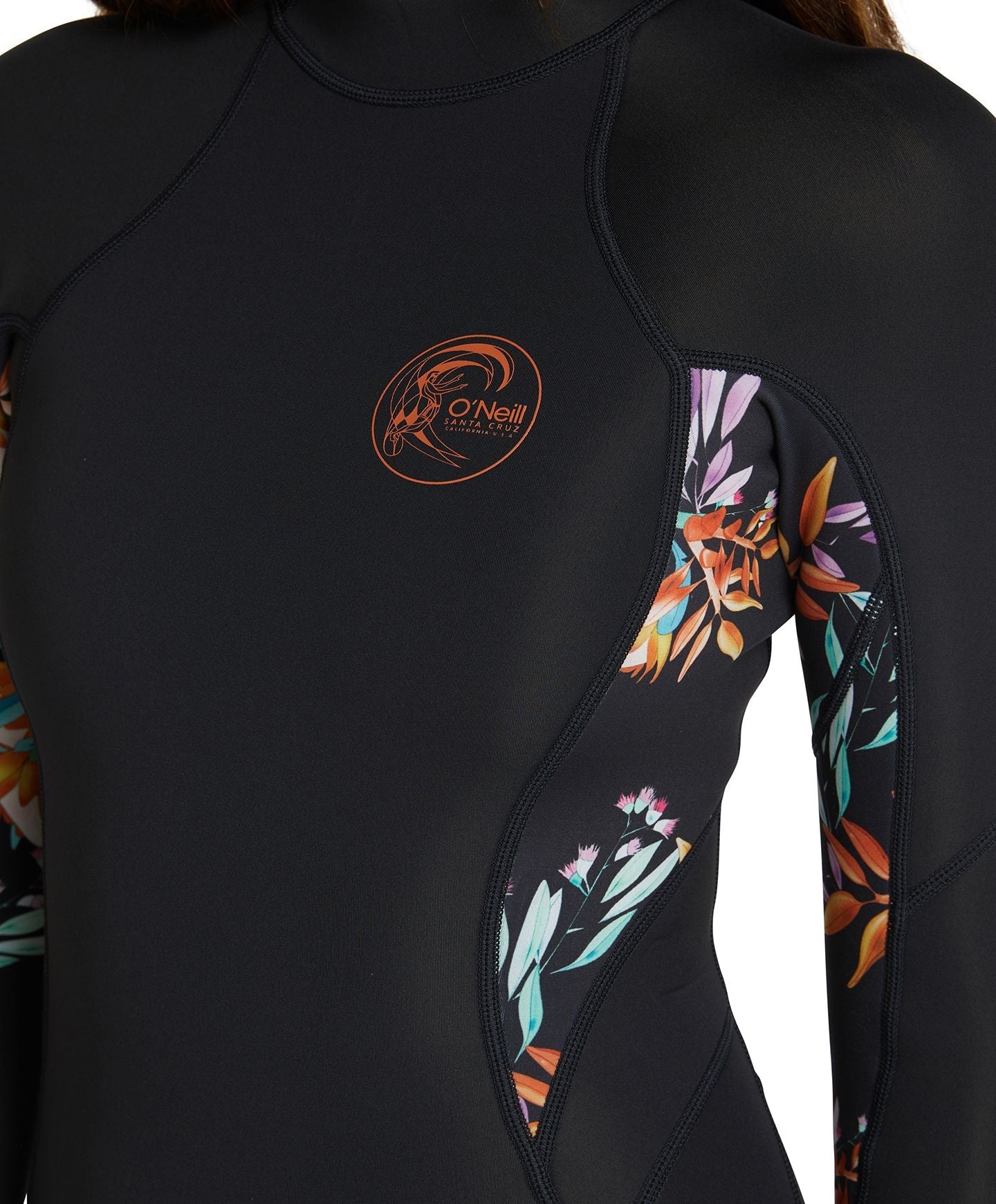 BAHIA 2MM LS BZ SPRING SUIT  - BLACK/AUSTRALIANA