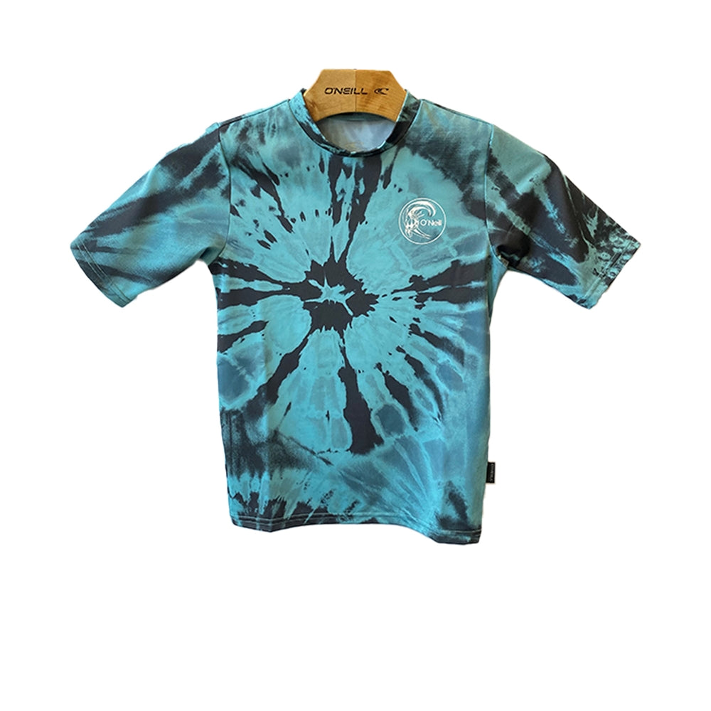 BOYS DOPEDYE UV SURF TEE - DEEP TEAL