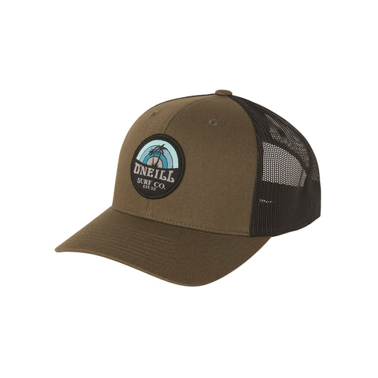 STASH TRUCKER MENS CAP - DARK OLIVE 2