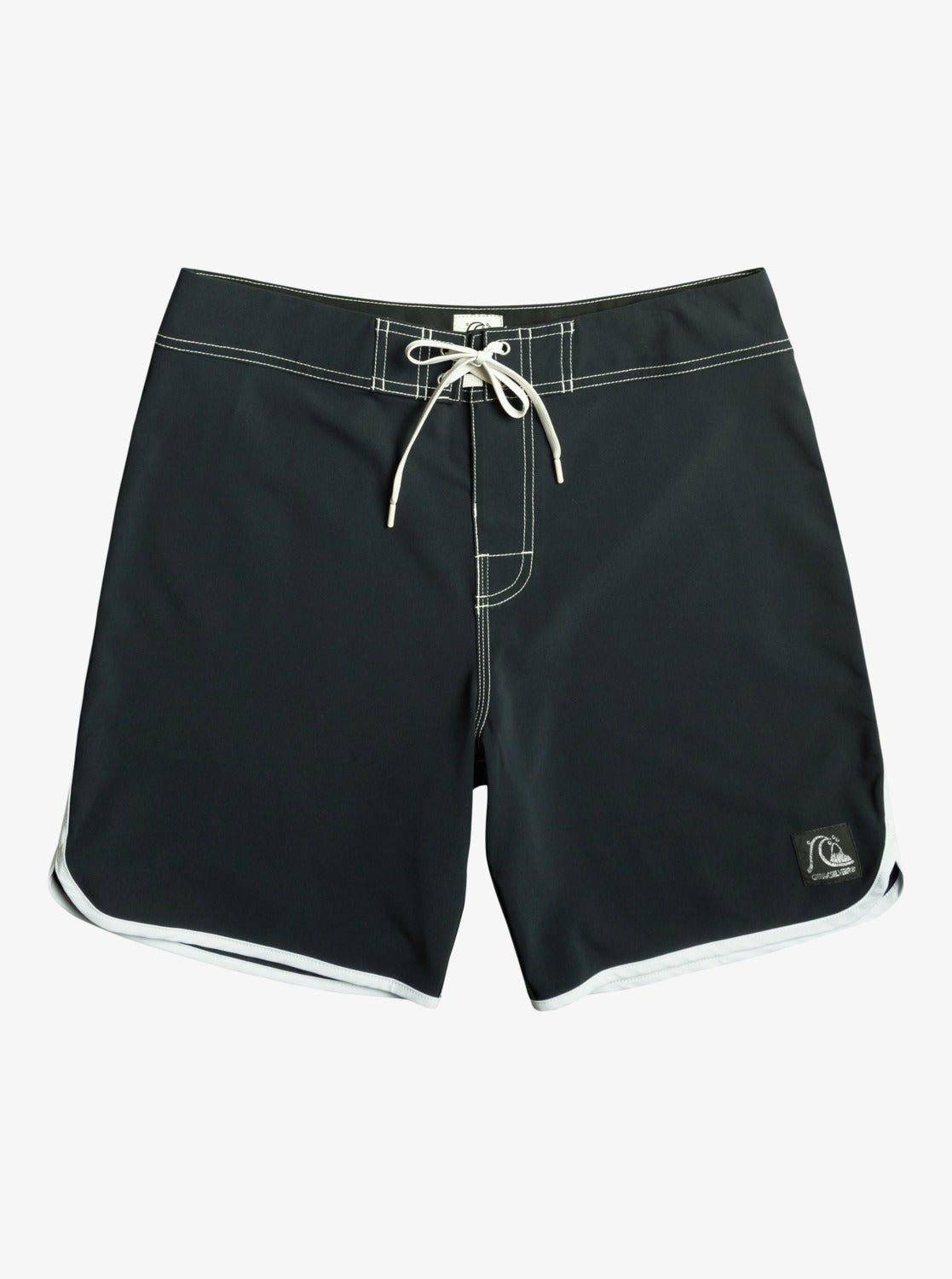 QUIKSILVER ORIGINAL SCALLOP 18" BOARDSHORTS - BLACK