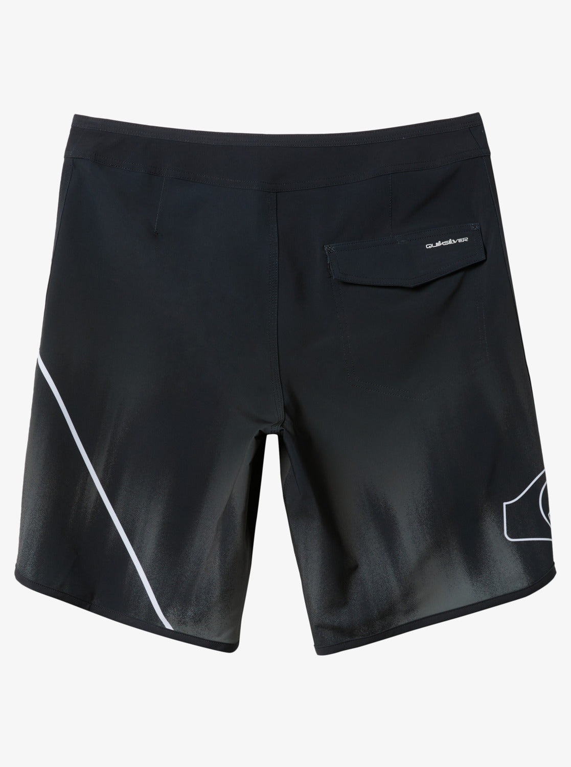 QUIKSILVER MENS SURFSILK NEW WAVE 20" BOARDSHORTS - BLACK