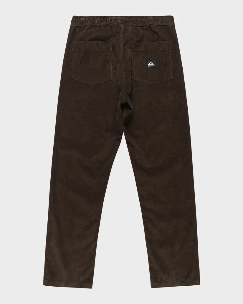 QUIKSILVER TAXER CORD PANT - TURKISH COFFEE