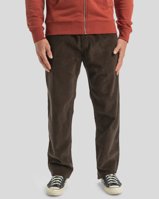QUIKSILVER TAXER CORD PANT - TURKISH COFFEE