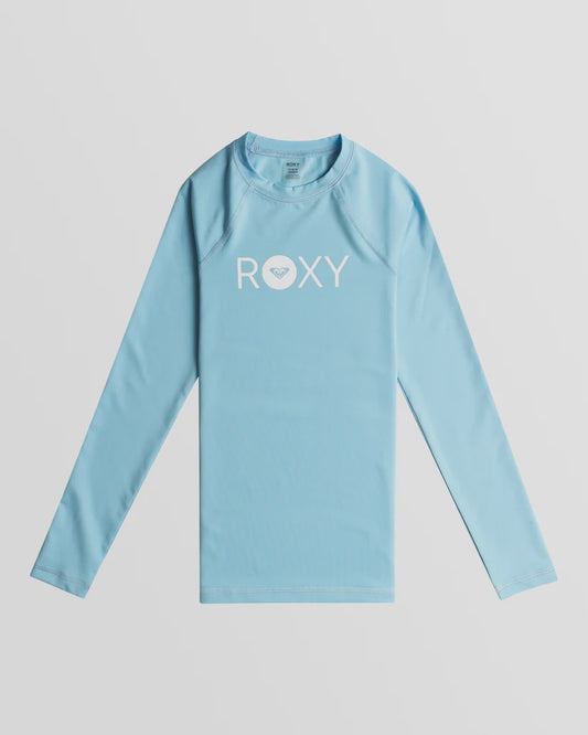 ROXY GIRLS ESSENTIAL LS LYCRA - BALTIC SEA