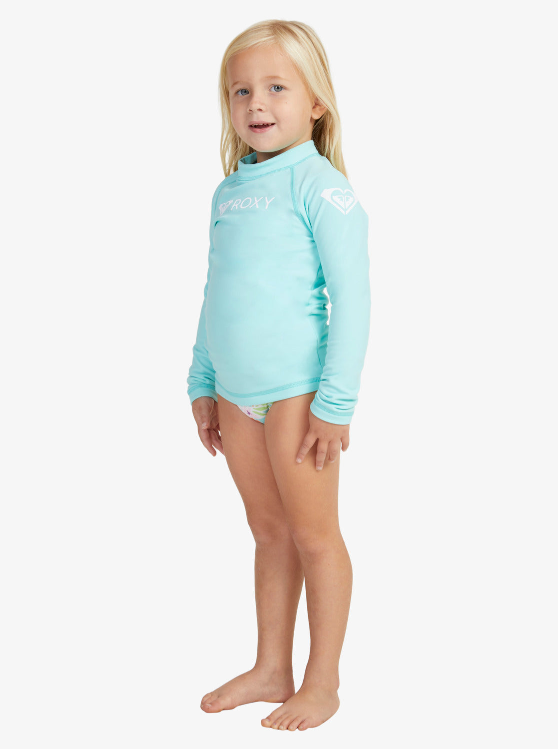 ROXY JUVENILE GIRL HEATER LS LYCRA RASH TOP (TODDLER)