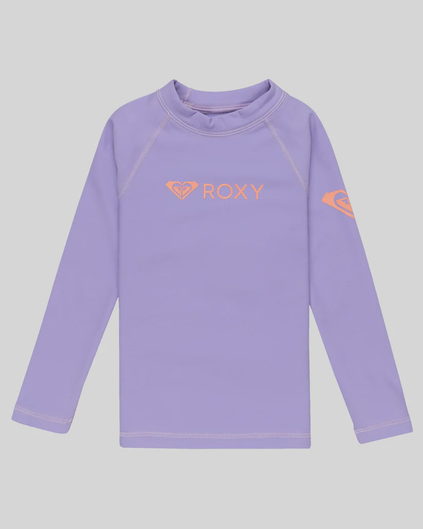 ROXY GIRLS HEATER LS TW - VIOLET TULIP