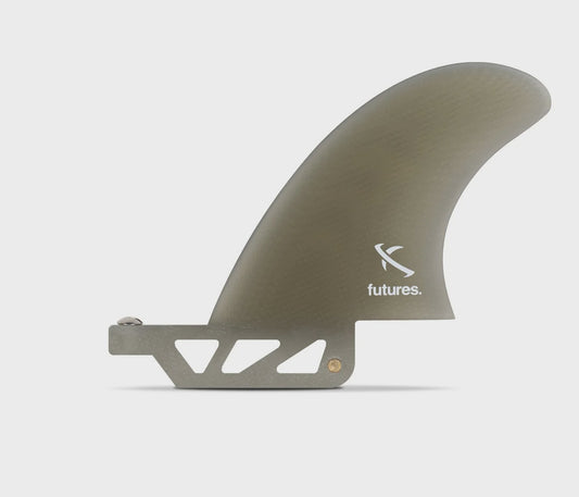 FUTURES LOST 3.25 FIBREGLASS SINGLE FIN - SMOKE
