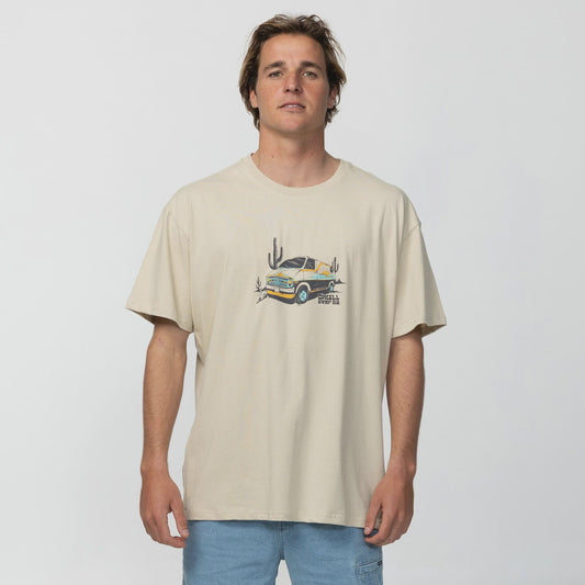 ONEILL MENS DE LA CRUZ TEE - LIGHT KHAKI