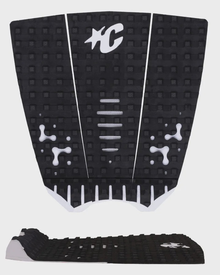 MICK FANNING LOC-LITE ECOPURE TRACTION : BLACK WHITE