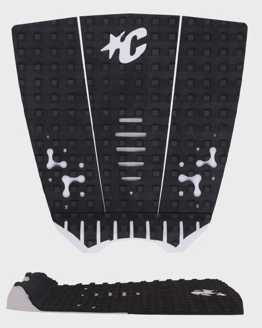 MICK FANNING LOC-LITE ECOPURE TRACTION : BLACK WHITE