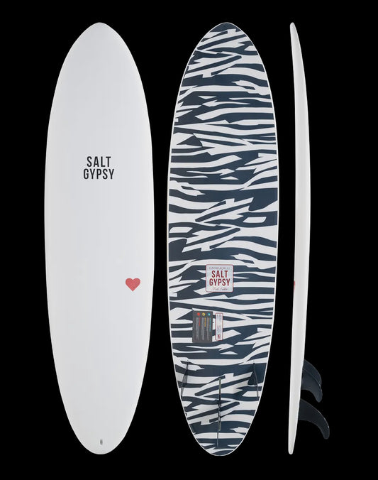 MID TIDE EPOXY SOFTBOARD - SHARK DETERRENT CYNTHIA ROWLEY EDITION