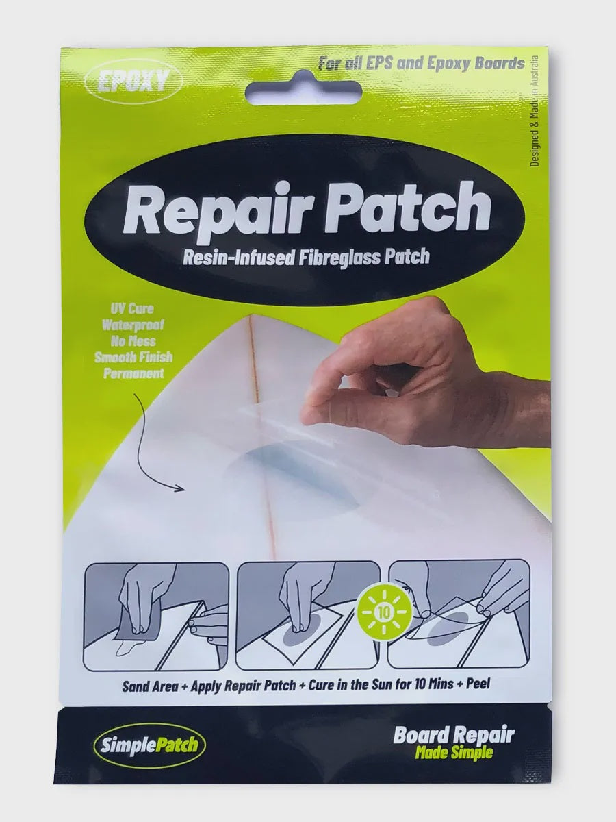 SIMPLE PATCH RESIN INFUSED SURFBOARD REPAIR PATCHES