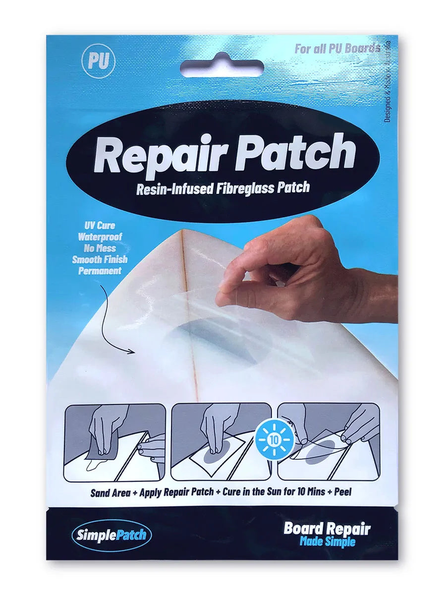 SIMPLE PATCH RESIN INFUSED SURFBOARD REPAIR PATCHES