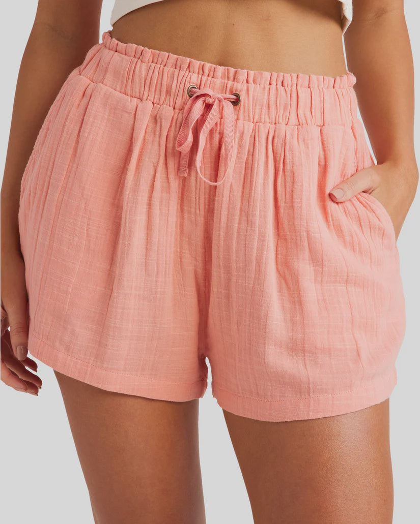 BILLABONG REMY ECO SHORTS - PEACH OUT