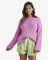 BILLABONG MOON WAVE 2 SWEATER - LUSH LILAC